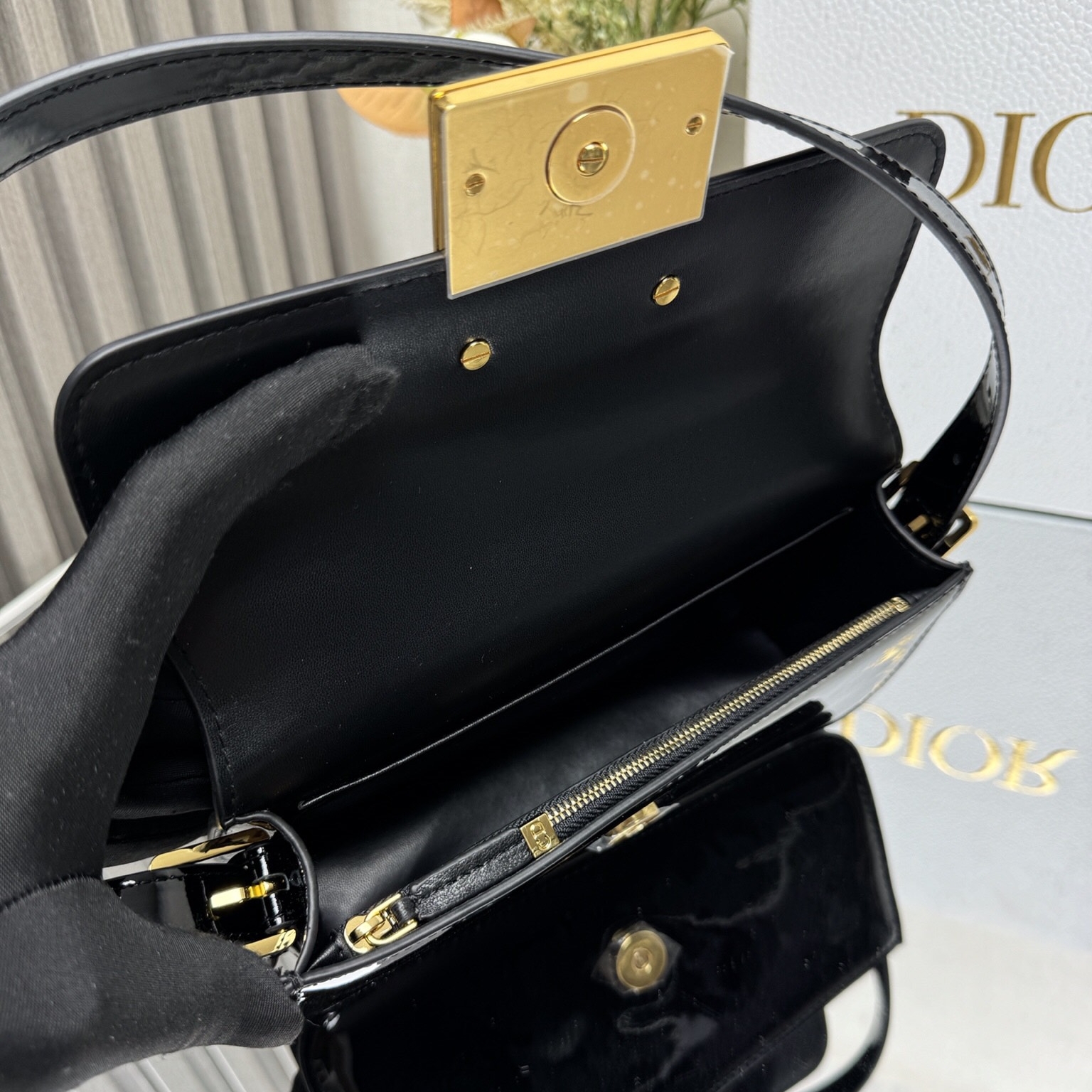 Dior Miss Dior Graffiti Medium Cowhide Replica Bags