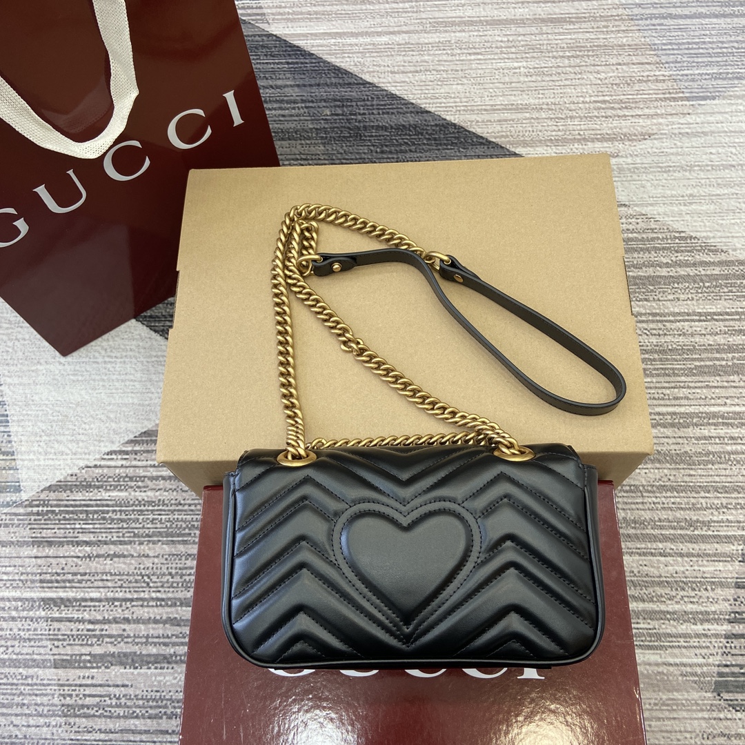 Gucci GG Marmont Mini Chamois Replica Bags