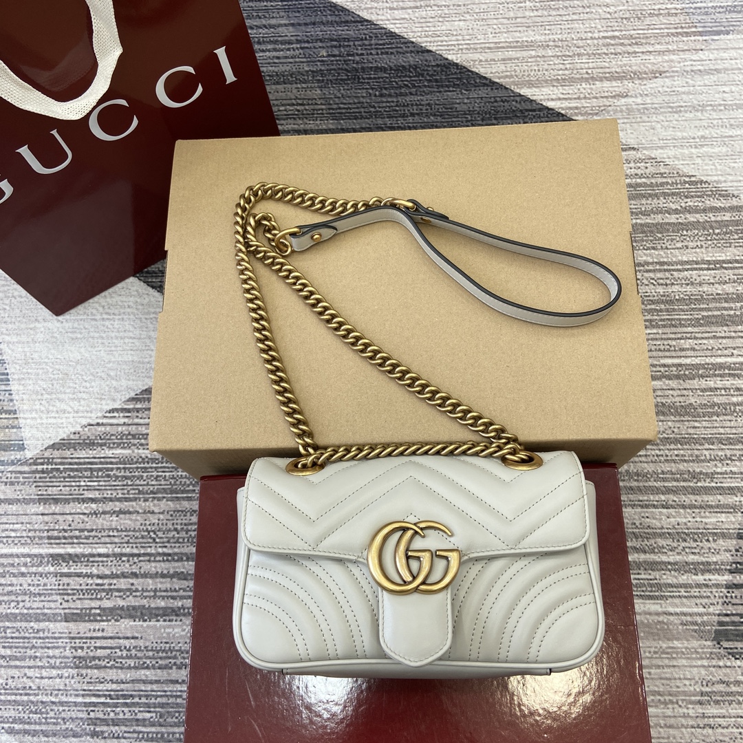 Gucci GG Marmont Mini Chamois Replica Bags