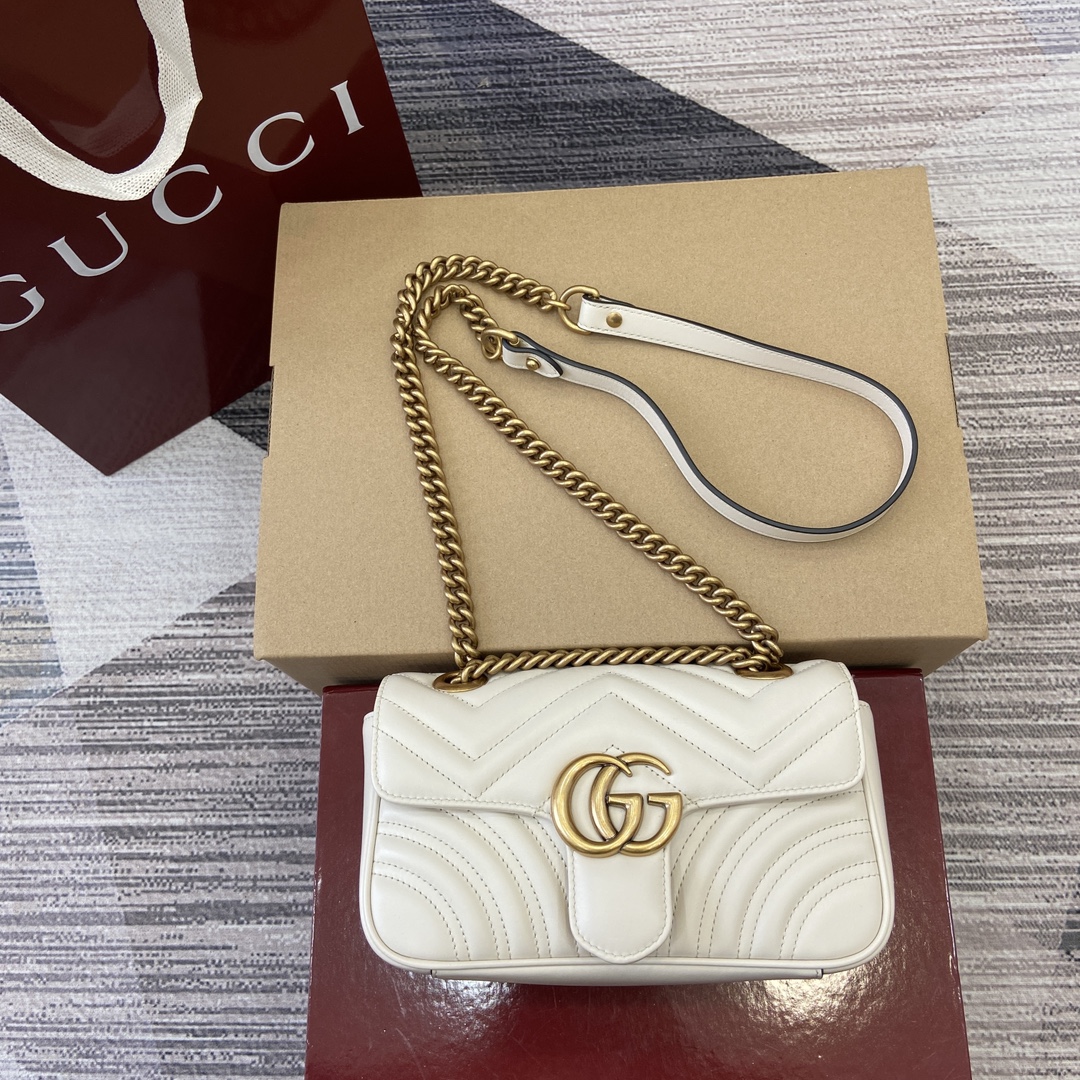 Gucci GG Marmont Mini Chamois Replica Bags