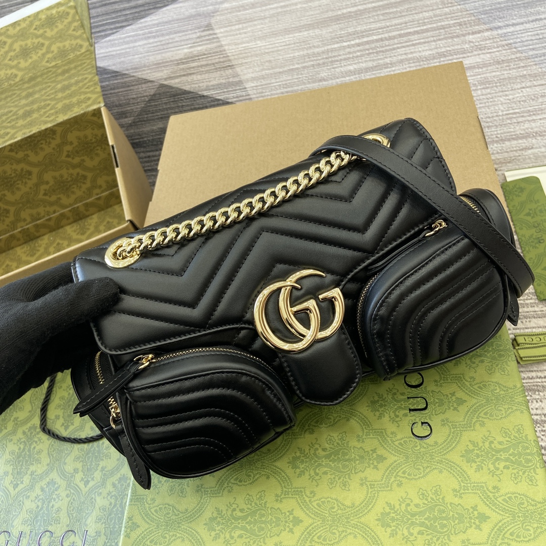 Gucci GG Marmont Small Chamois Replica Bags