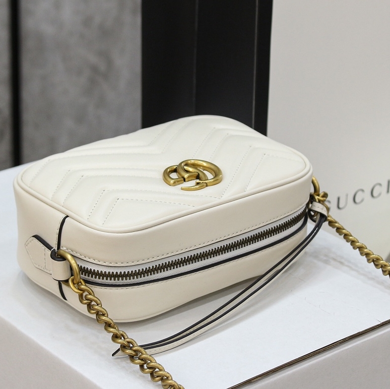 Gucci GG Marmont Camera Bag Mini Leather Replica Bags