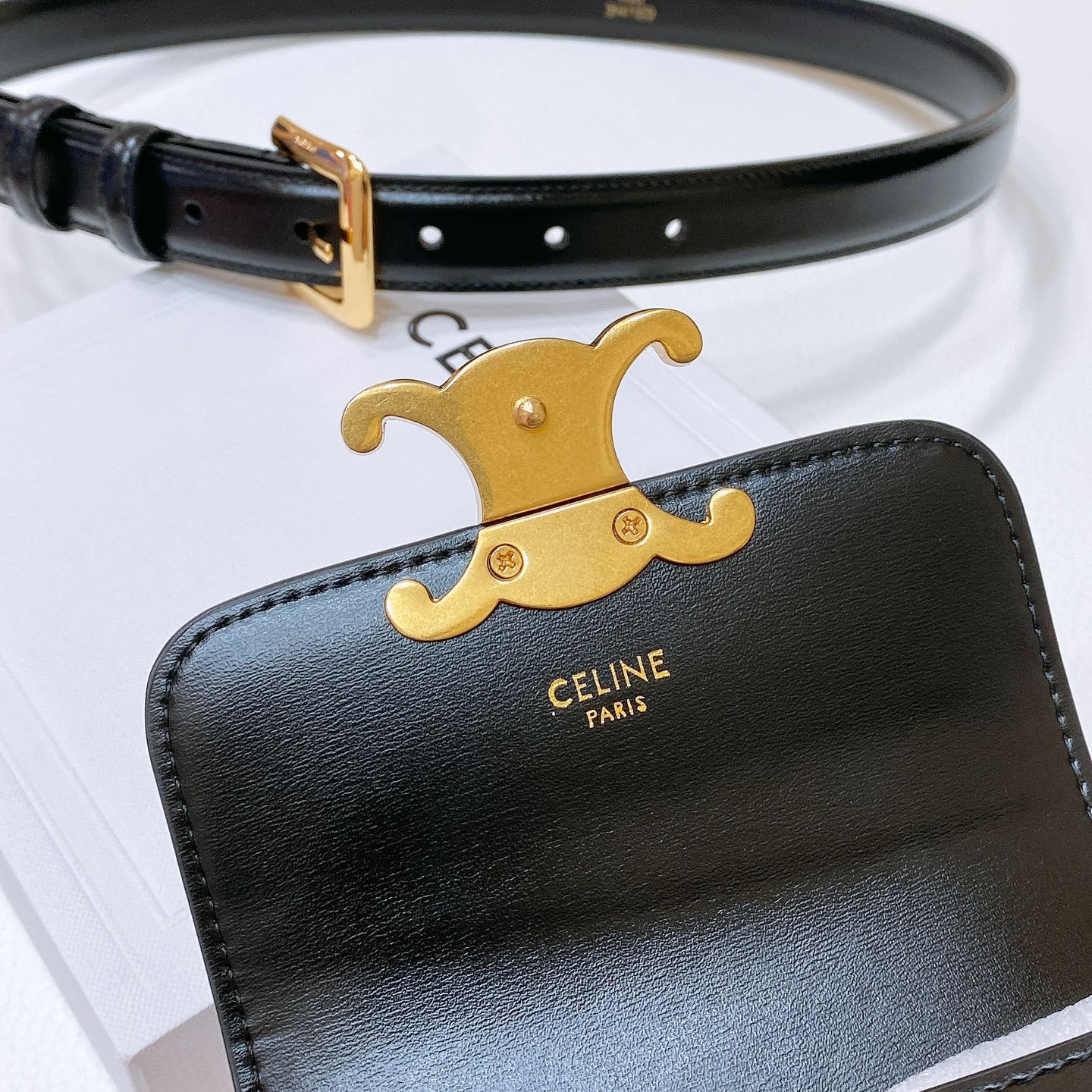 Celine Triomphe Mini Cowhide Replica Bags