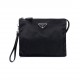 Prada Re-Nylon Clutch Bag Medium Nylon Replica Bags