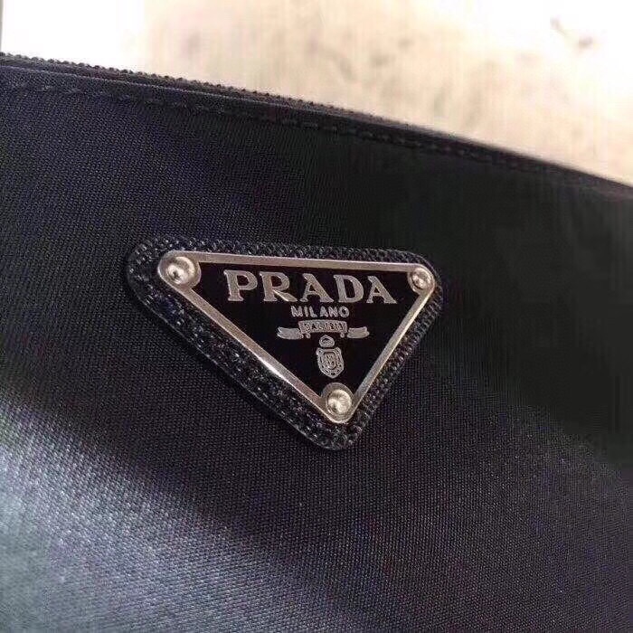 Prada Re-Nylon Clutch Bag Medium Nylon Replica Bags