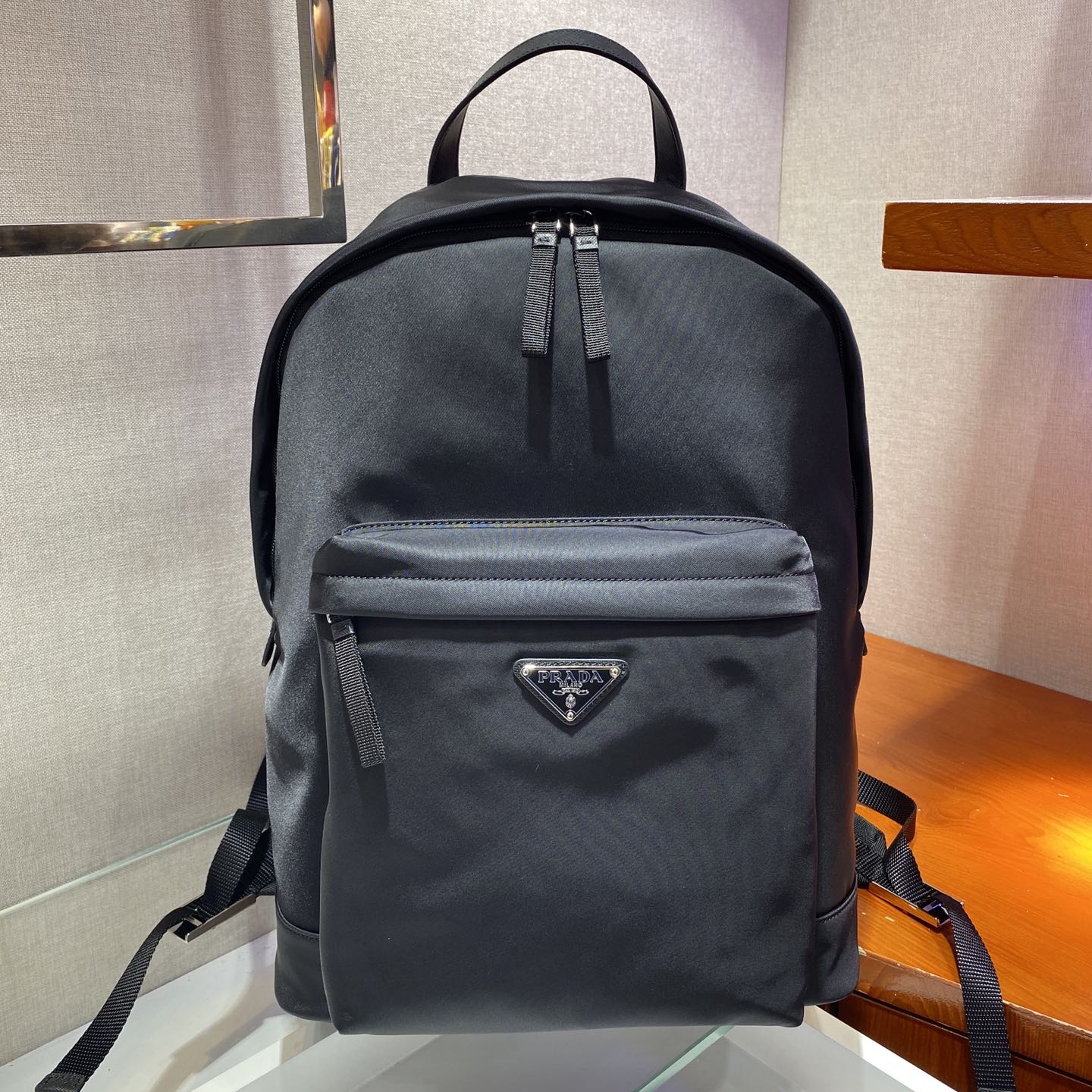 Prada Re-Nylon Saffiano Backpack Medium Nylon Replica Bags