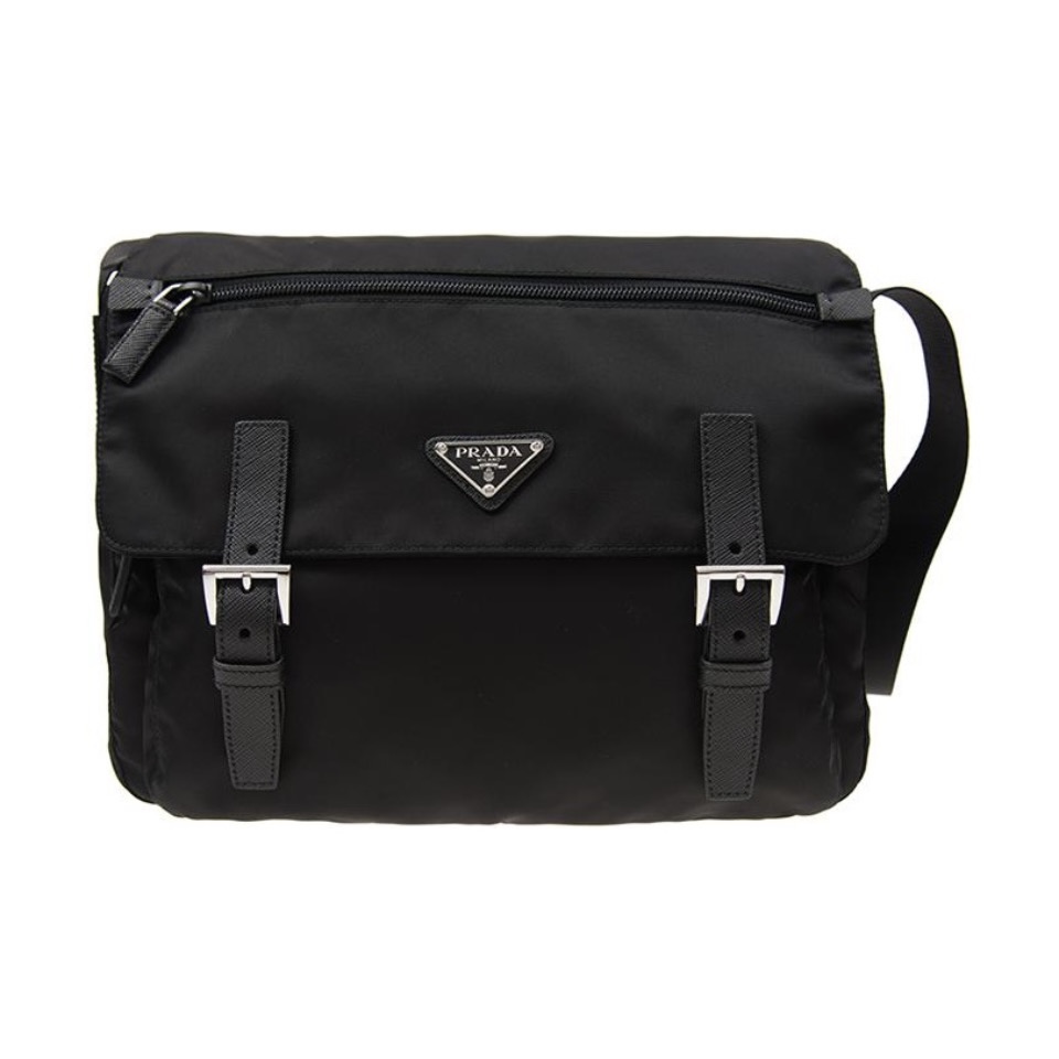 Prada Re-Nylon Messenger Bag Medium Nylon Replica Bags