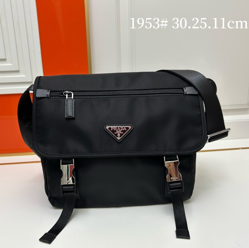 Prada Re-Nylon Messenger Bag Medium Nylon Replica Bags