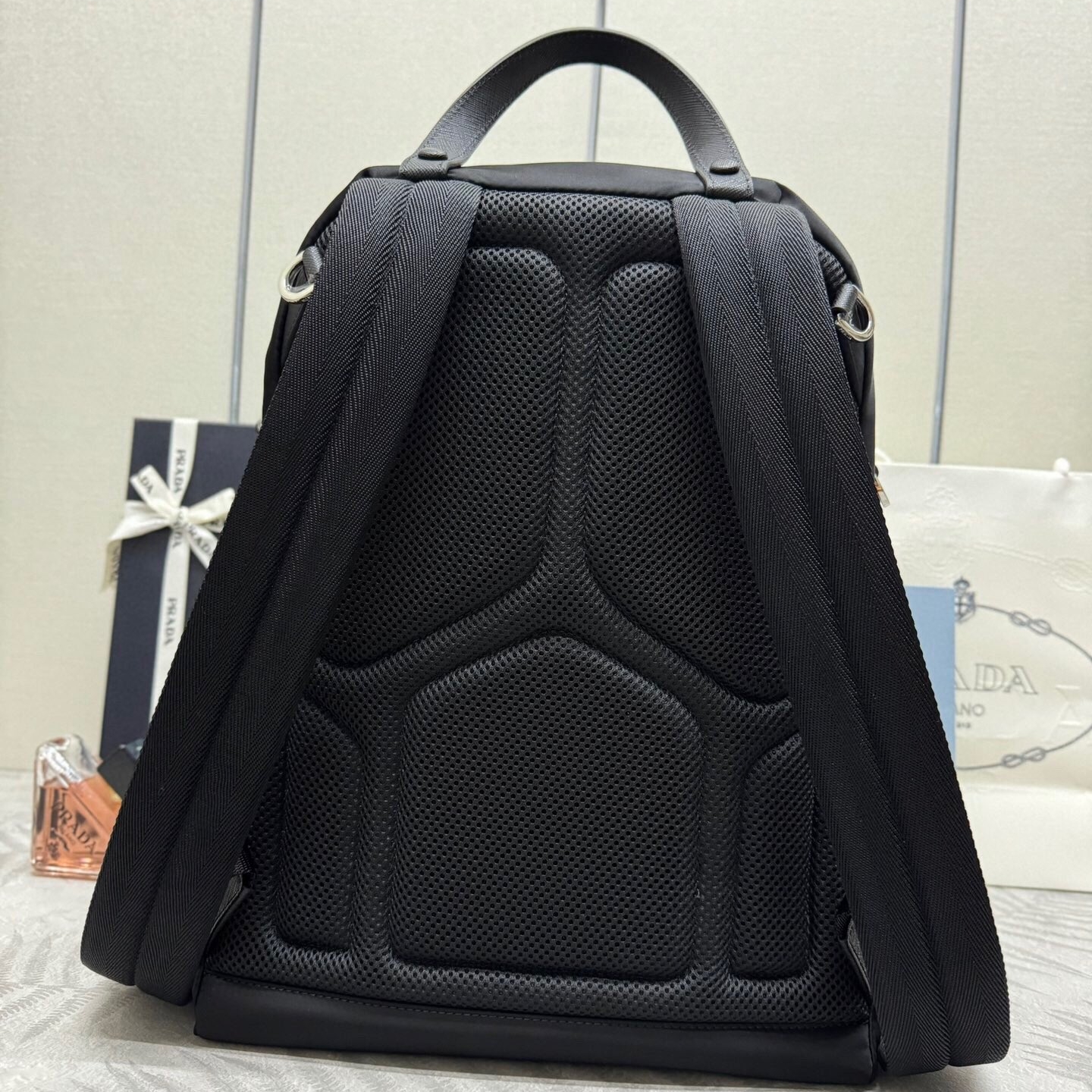 Prada Re-Nylon Backpack Medium Nylon Replica Bags