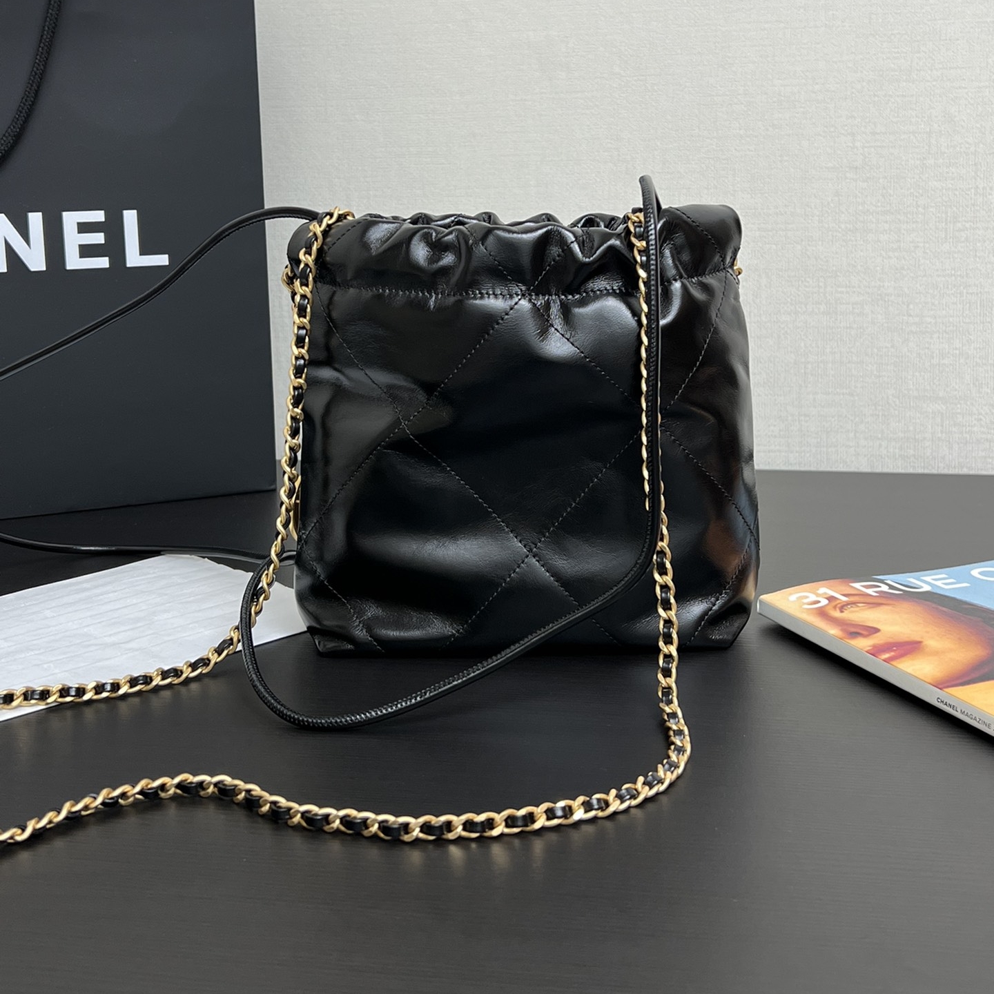 Chanel 22 Bag Mini Cowhide Replica Bags