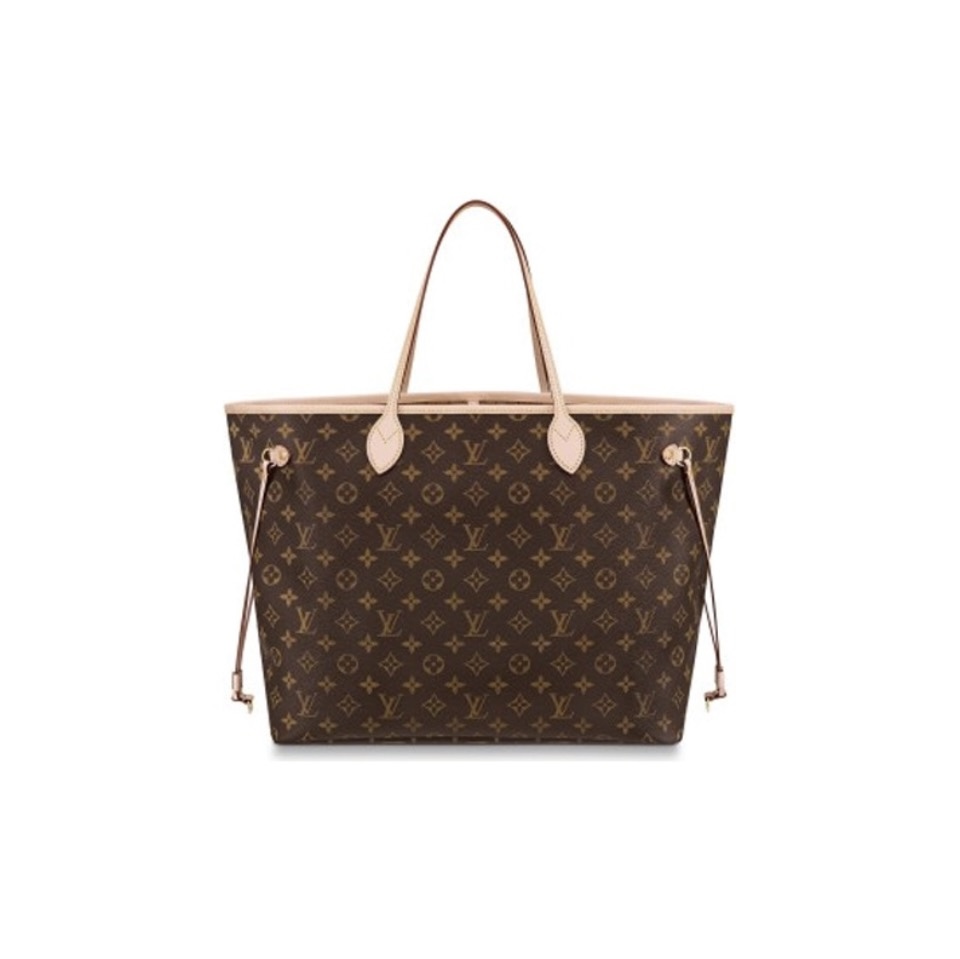 LV Neverfull Medium Cowhide Replica Bags Louis Vuitton