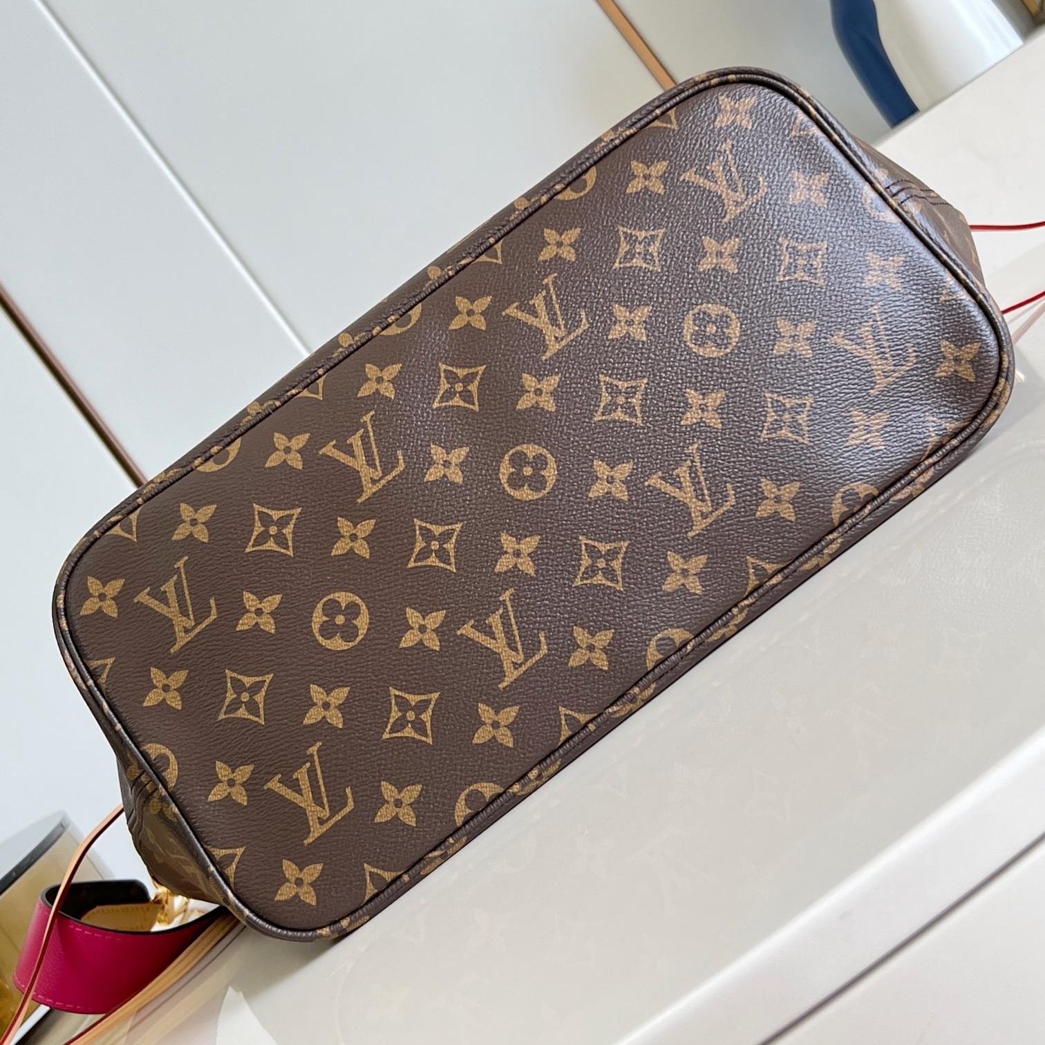 LV Neverfull Medium Cowhide Replica Bags Louis Vuitton