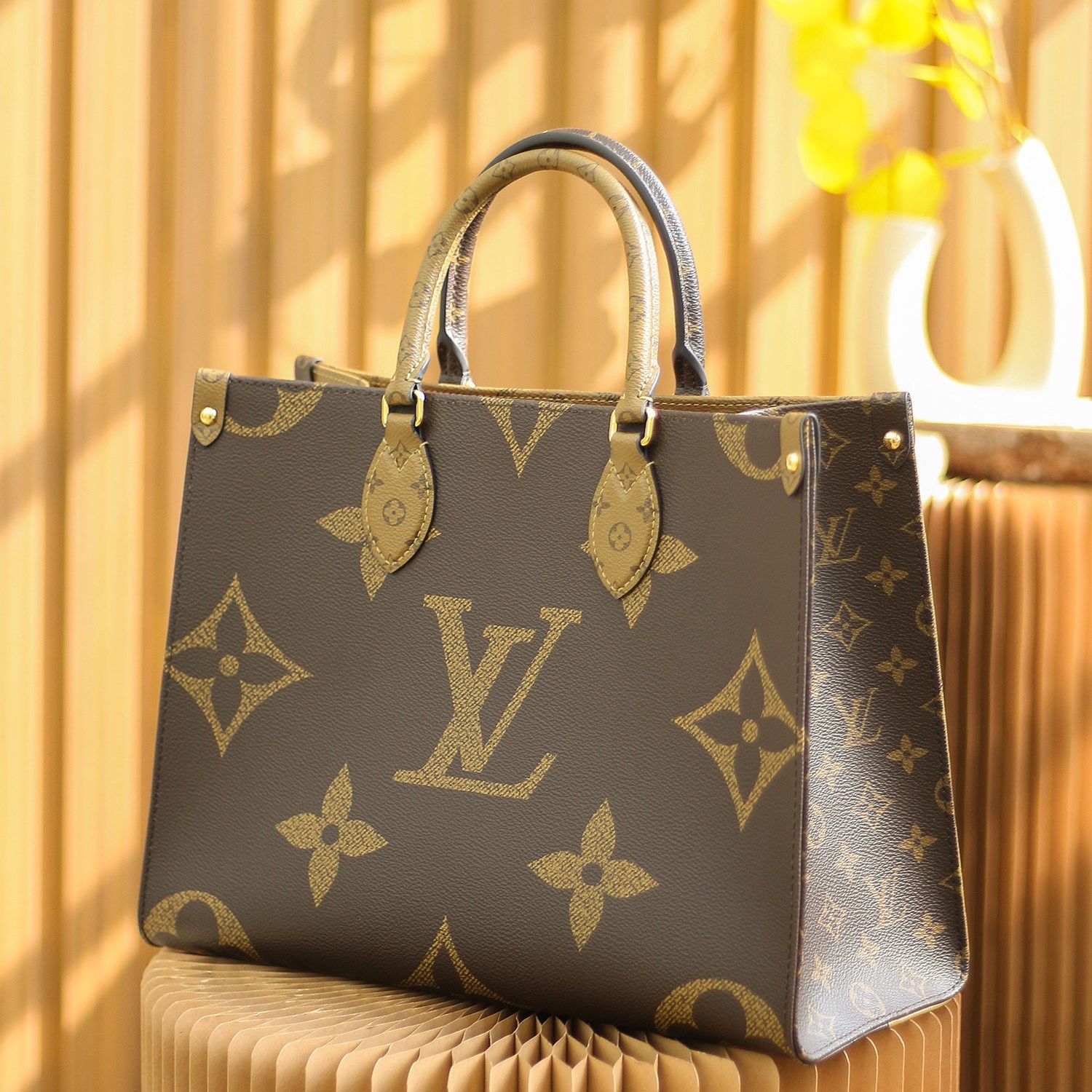 LV Onthego Medium Canvas Replica Bags Louis Vuitton