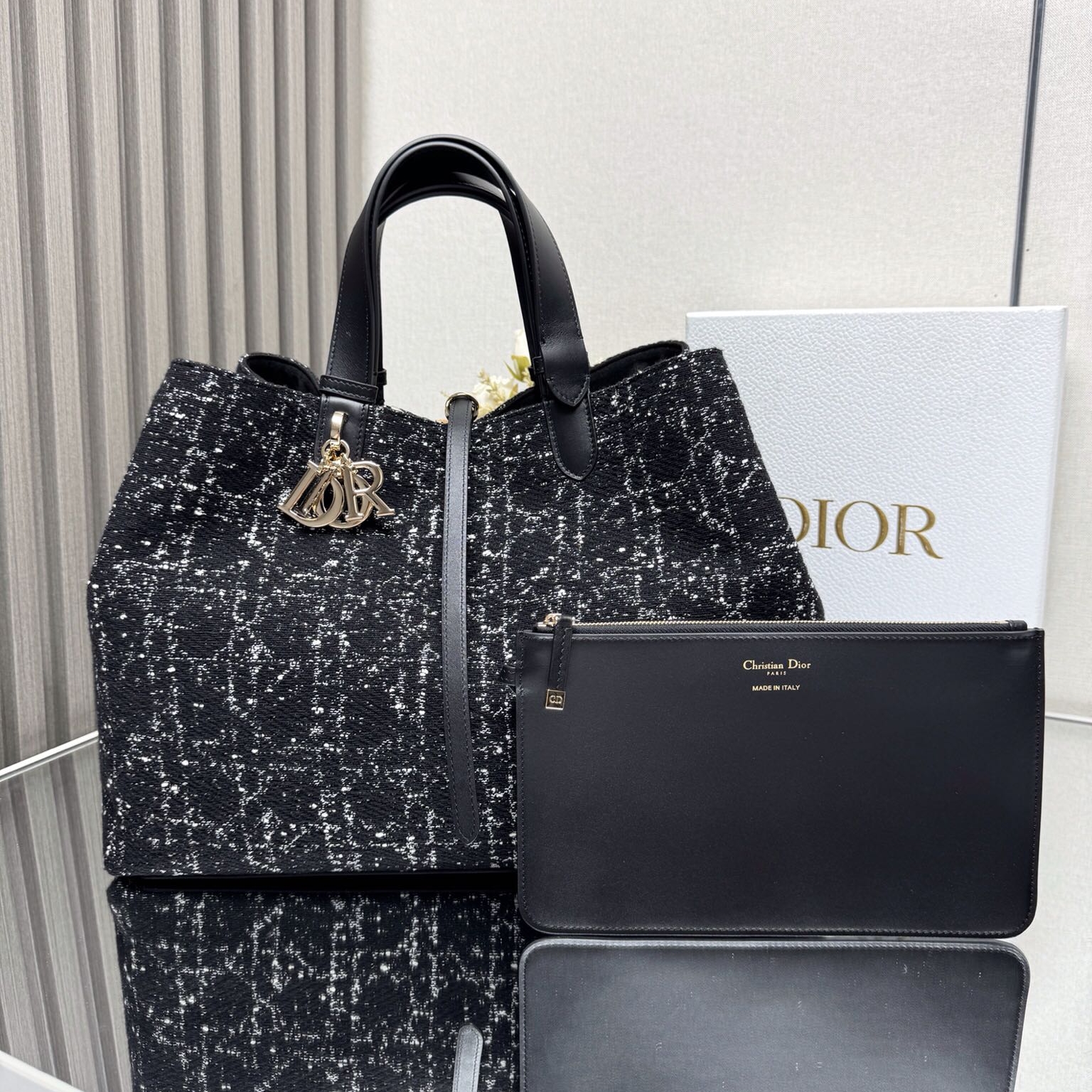 Dior Toujours Large Embroidery Replica Bags